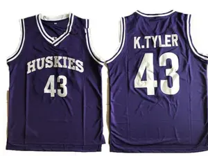 Male Washington Huskies Purple Kenny Tyler  College Basketball Jersey all over print
