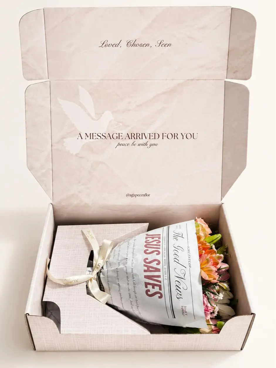 The Good News Delivery | Christian Flower Gift Box