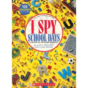 I Spy School Days: A Book of Picture Riddles -- Jean Marzollo - Hardcover