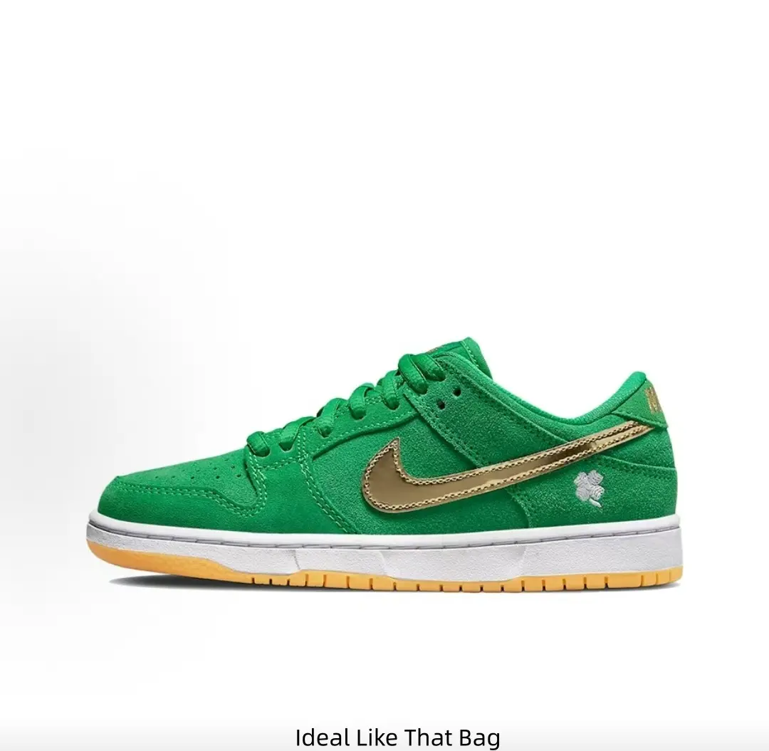 Eye-catching Solid Emerald Green Low Top Casual Sneakers Luxe Metallic Gold Side Embellishment Unisex Cushioned Insole Tough Grooved Tan Rubber Outsole Street Style Shoes for St. Patrick-themed OOTD Spring Campus Looks Festive Weekend Plans