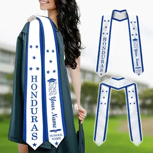 Personalized Honduran Graduation Stole 2026,Custom Honduras Flag Sash, Honduras Graduation Stole for Class of 2026