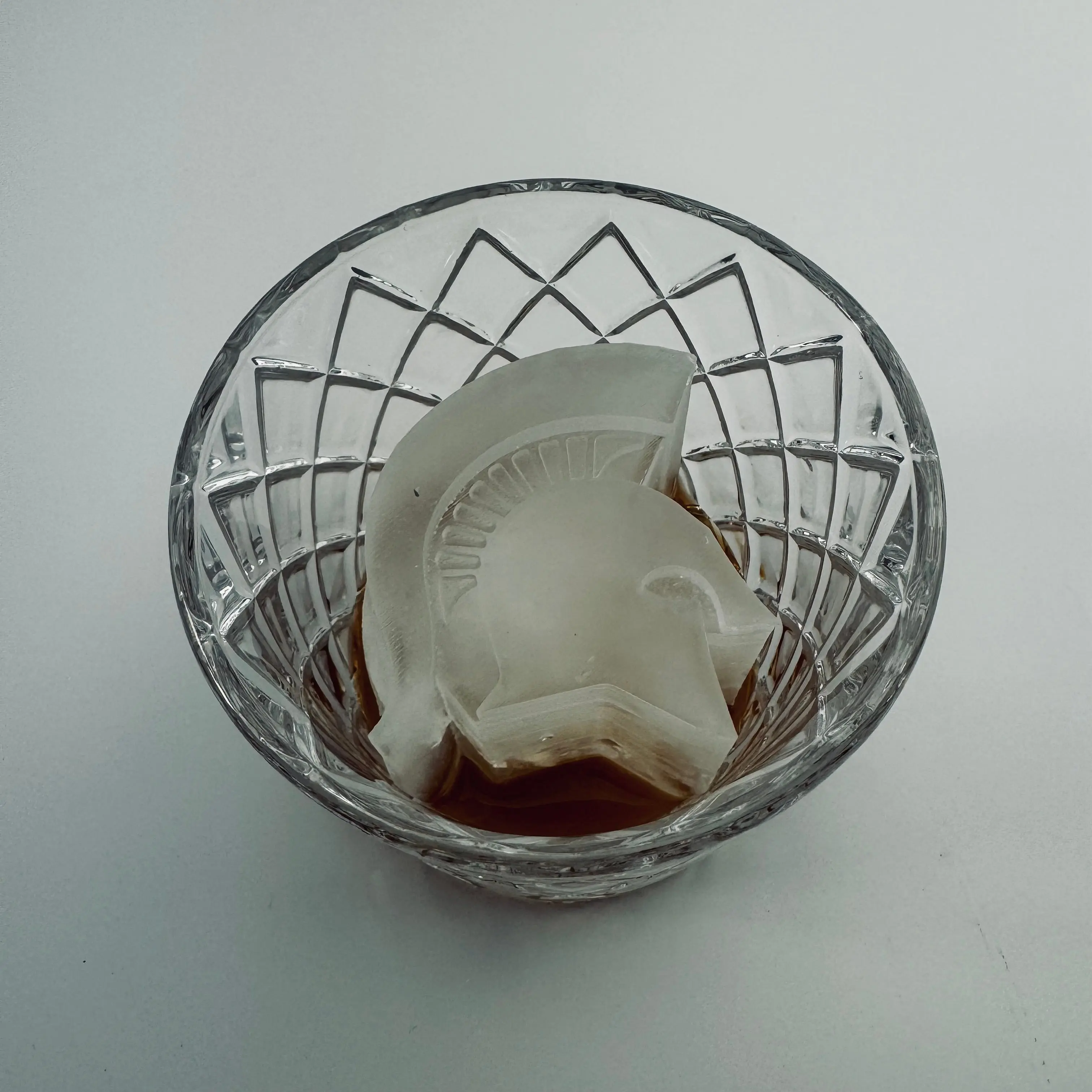 Spartan Ice Molds and Trays - Custom Ice Trays for your cocktails - Spartan Helmet mold Great Gifts for those who enjoy a distinguished cocktail
