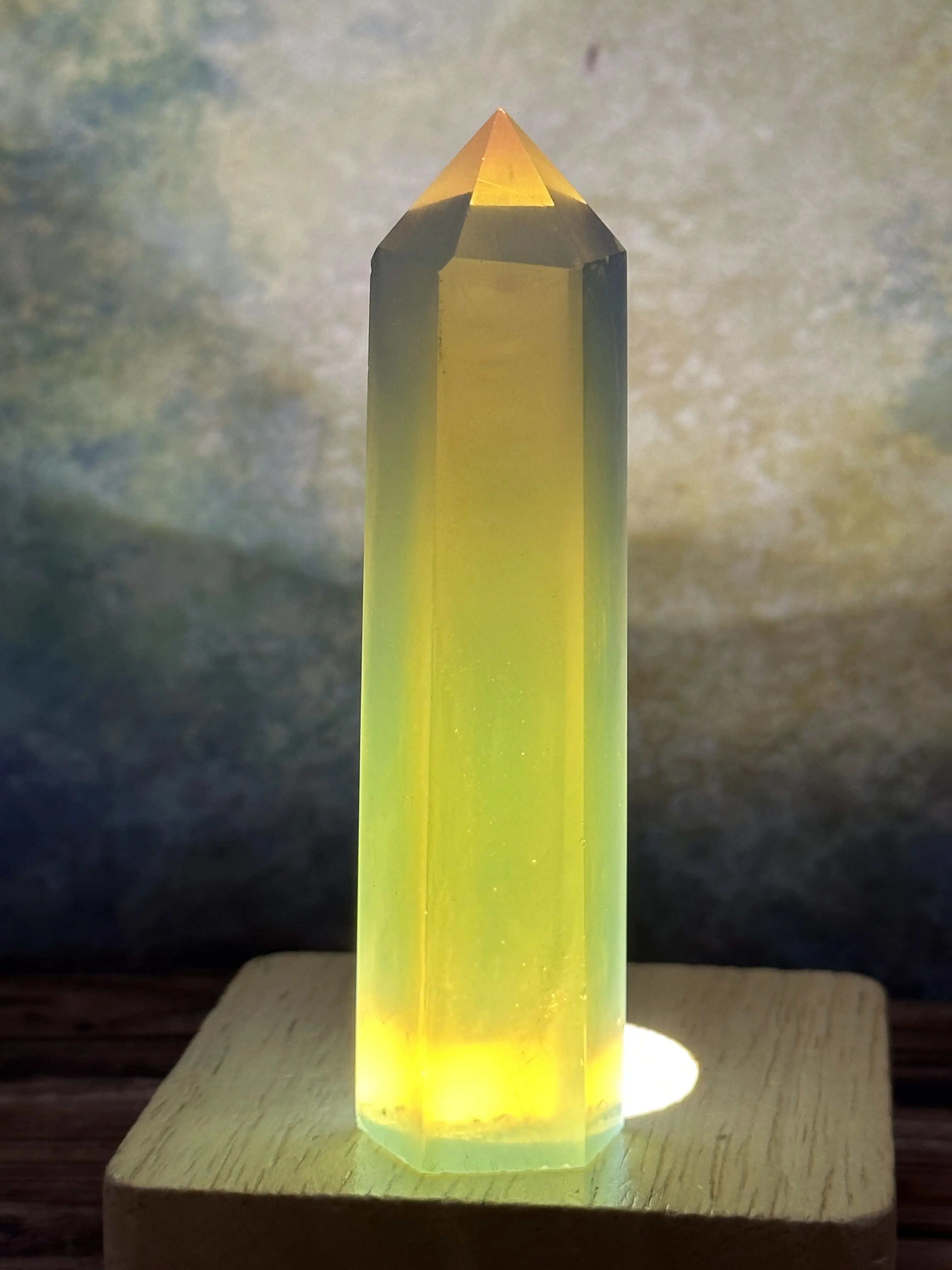 Enchanting Opalite Tower - A Luminous Beacon of Inner Light