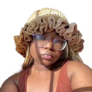 Crochet Ruffle Hat
