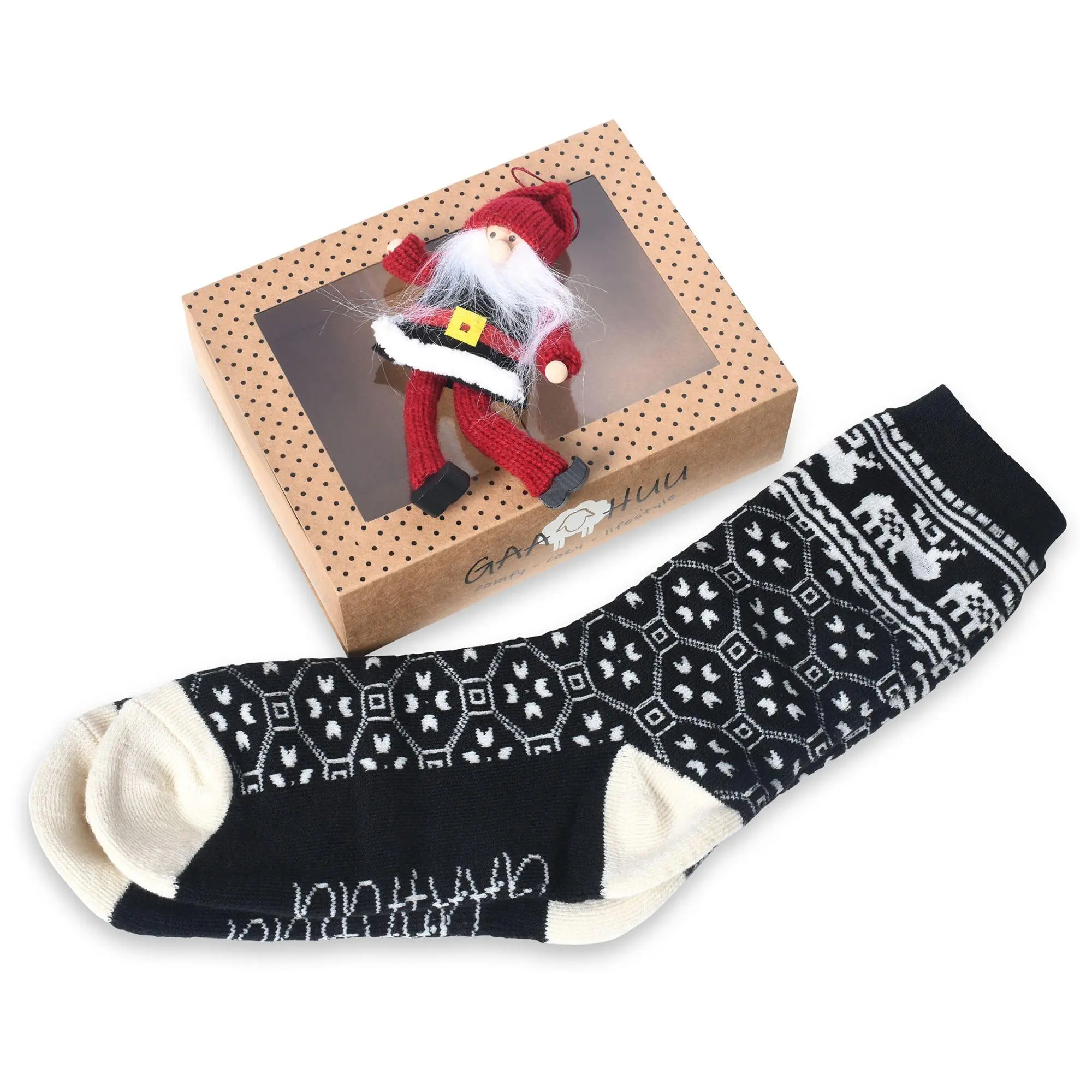 Gaahuu Womens Thermal sock/Ornament Gift set