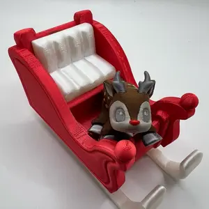 Reindeer and Sleigh Mini Christmas’s Decor