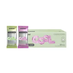 [N] Unifree Cooling Towels, XL Menthol Cooling Wipes, 20 Individually Wrapped, for Summer Heat, Workouts, Long Drives, memorial day