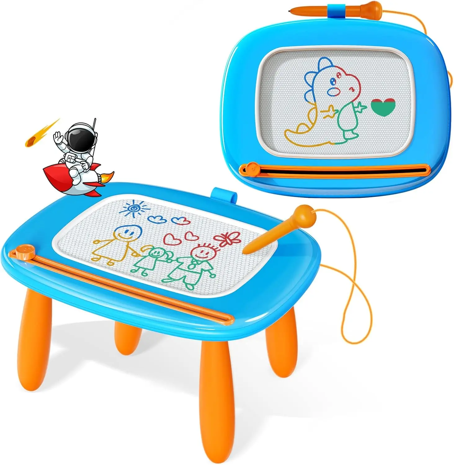 Kikidex Toddler Toys Upgraded Magnetic Drawing Board Toys for Toddlers 1 2 3 Year Olds Birthday Christmas Gifts