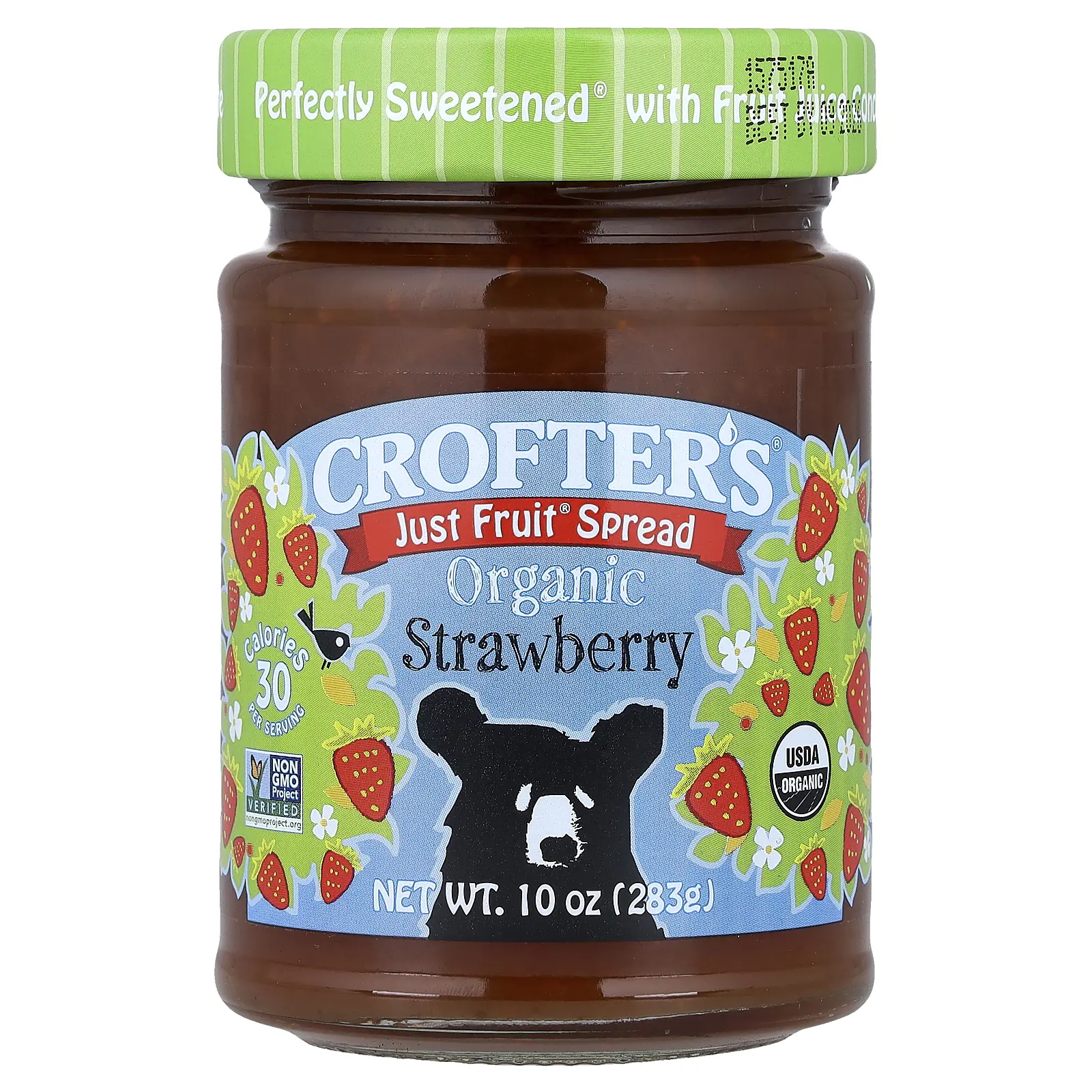Crofter's Organic Organic Just Fruit® Spread, Strawberry, 10 oz (283 g)