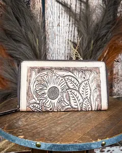 Myra Bag Brown Buds Women's Wallet, Stylish Female Wallet for Everyday Use, Wallets