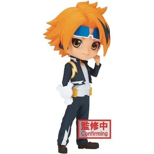 BanPresto - My Hero Academia Q Posket Denki Kaminari Ver. B Vinyl Figure, TV/Movie Character Collectible Figurine/Statue