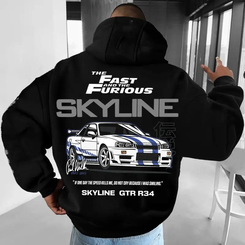Fast And Furious TSkyline Sports Car Hoodie T-shirts, Crewnecks, Hoodies – Gifts Suitable for Anyone
