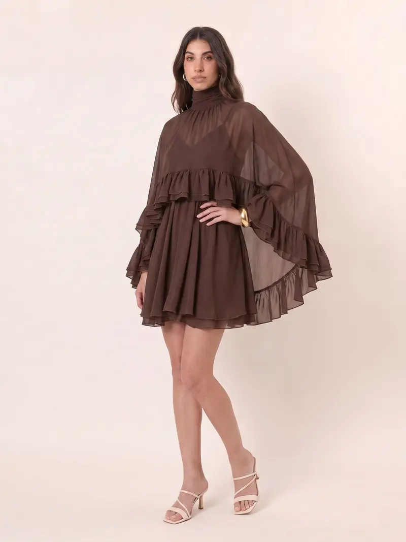 Oria chiffon dress - TikTok Shop