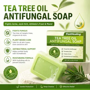 Ultimate Skin Clarifying Tea Tree Bar - Multi-Purpose Body & Face Wash for Persistent Irritations - Refreshing Odor Defense & Pore Purifying Cleanser - Essential Daily Hygiene Care