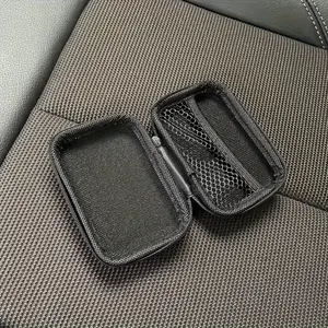 1 Storage Bag for Data Cables / Cable Organizer – Headphone Case with EVA Zipper / Self-Sealing Bag