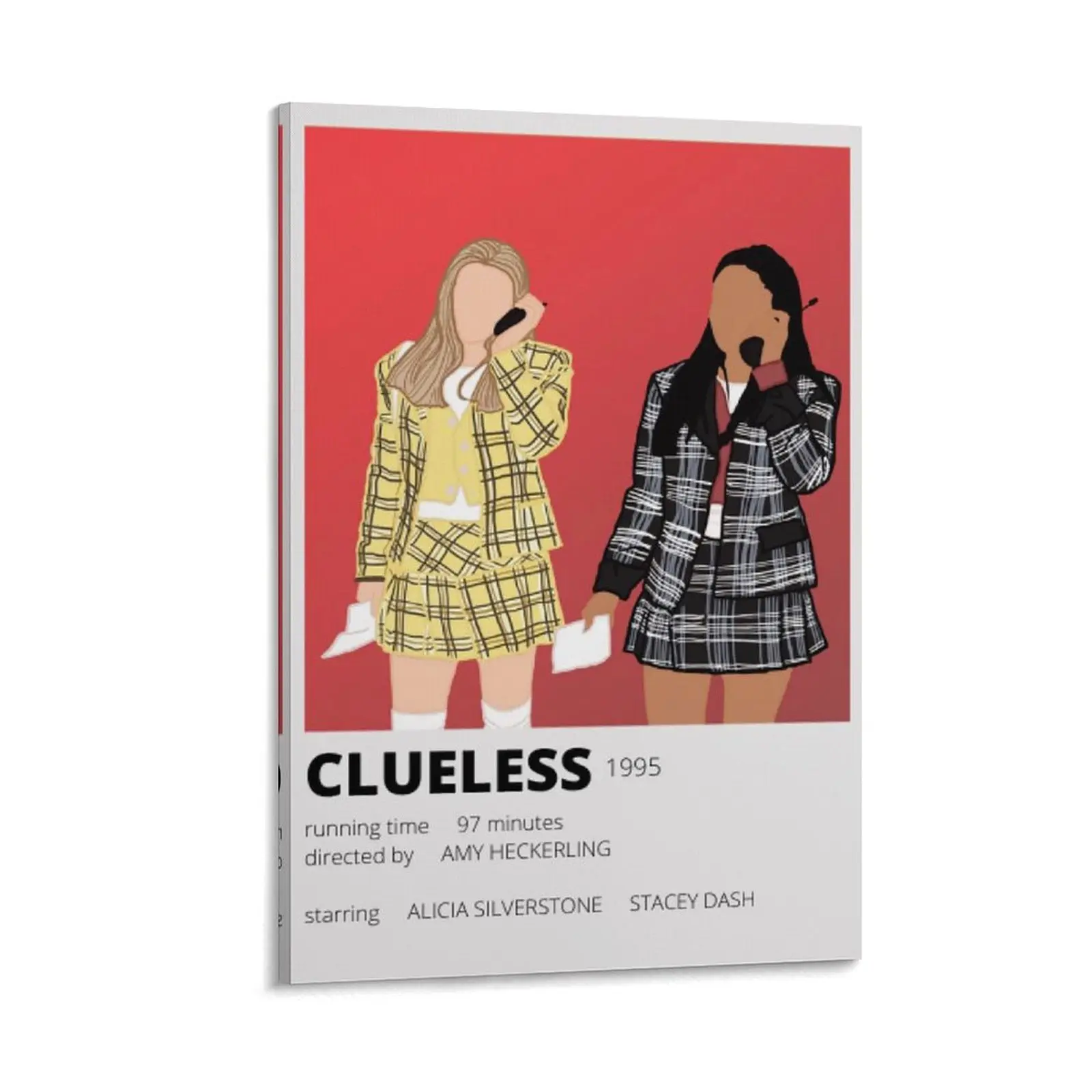 Clueless Poster (25) Canvas Poster Bedroom Decor Sports Landscape Office Room Decor Gift Frames Ornaments Wall Decoration Artistic Photo
