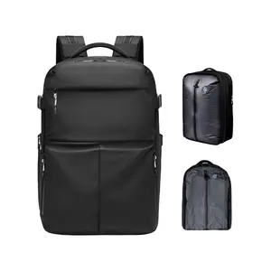 Travel Backpack for Men, 17.3 Inch Laptop Backpack, Water Resistant Business backpack with Waterproof zipper，Carry on Backpack with 30L Large Capacity Bag for Work College Travel