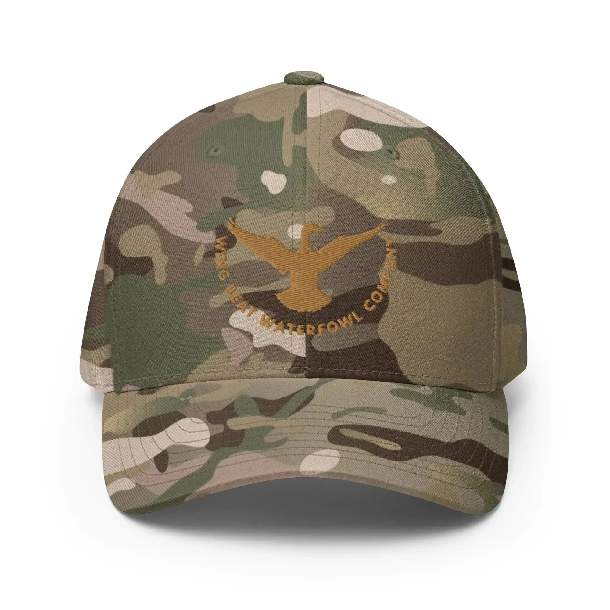Wing Beat Waterfowl Logo Stretch Band Hat