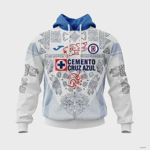 Personalise Liga Cruz Azul Mix Aztec Culture Concepts Hoodie Sweatshirt