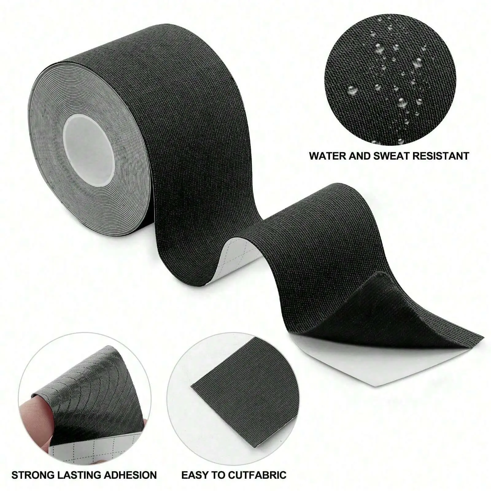 Muscle Tape Roll, Elastic Athletic Tape, Ankle Tape, Wrist Tape, Elastic Sports Bandage, Sports Wrap, Breathable Muscle Support, Ideal for Athletes, Pain Relief & Injury Recovery