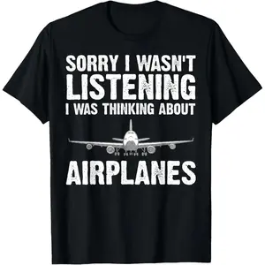 Cotton Gift Tee Funny Pilot Design For Men Women Aviation Airplane Pilot T-Shirt Shirt all streetwear