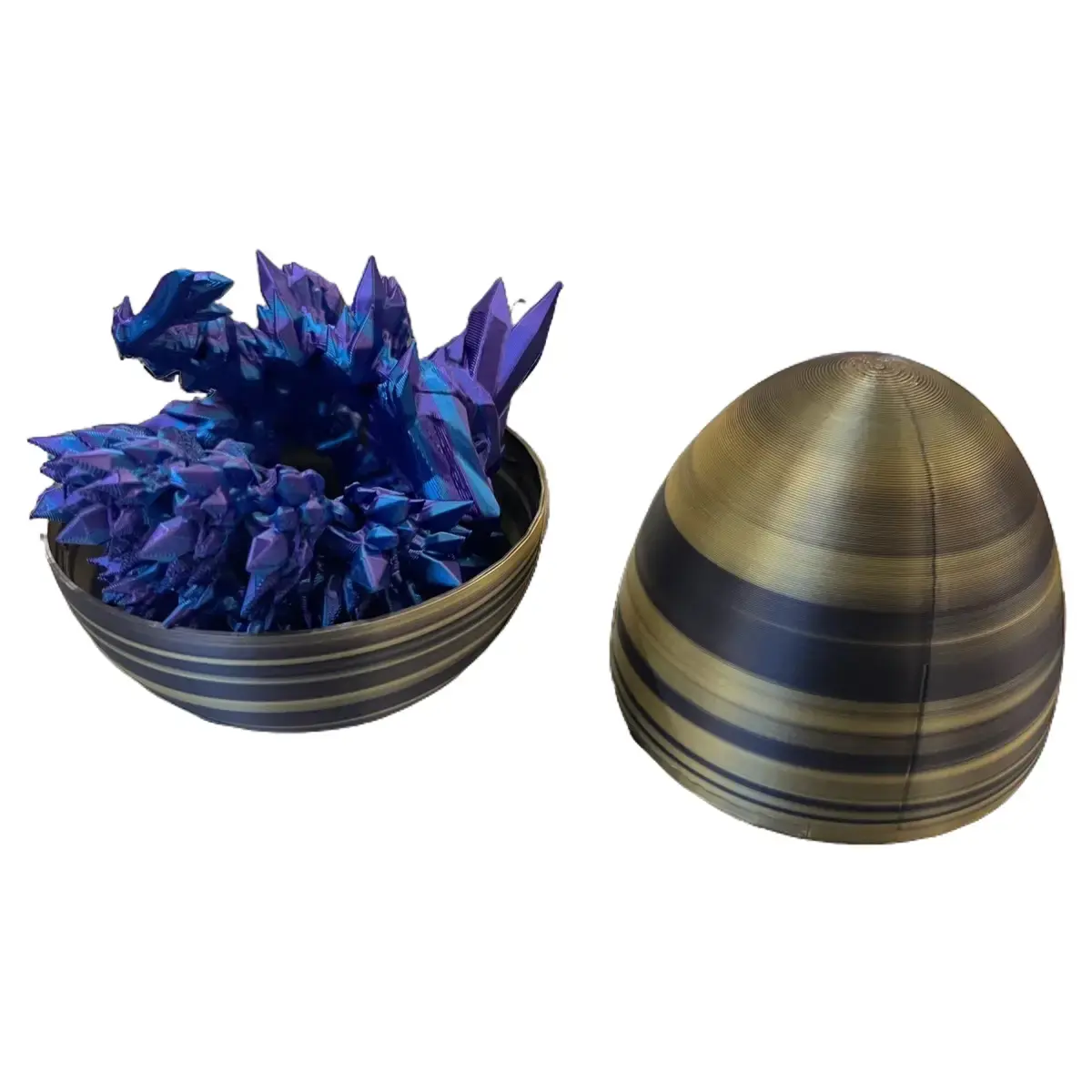 Medium 3D Crystal Dragon | With Optional Dragon Egg Decor Gift Movable