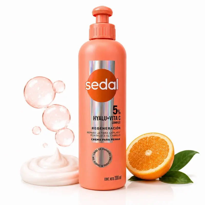 Sedal Hyalu Vita C Leave-In Hair Cream 300 mL – Daily Hydration & Strengthening Formula for Hair Care