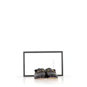 Pre-owned Gucci Gucci Brixton Convertible Loafers in Black Leather by Rebag