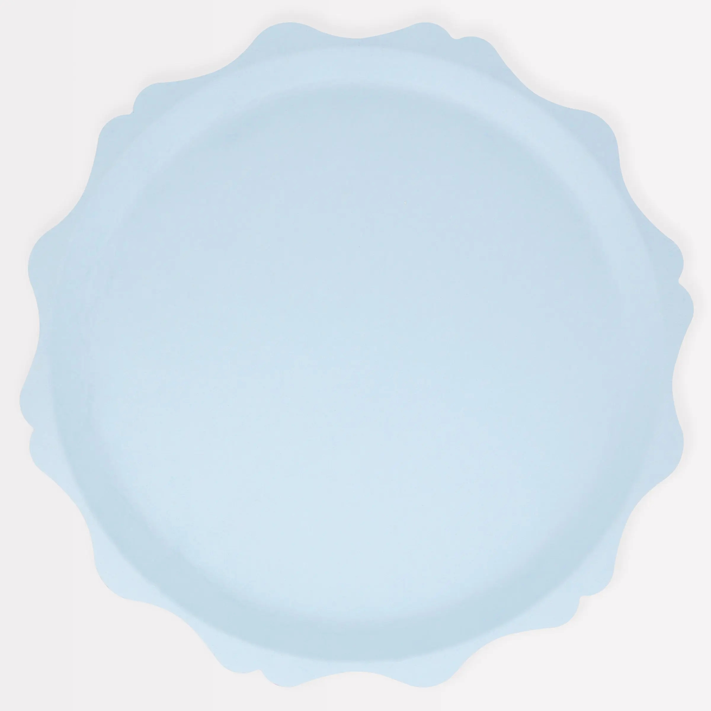 Blue Decorative Edge Compostable Dinner Plates (x 8)