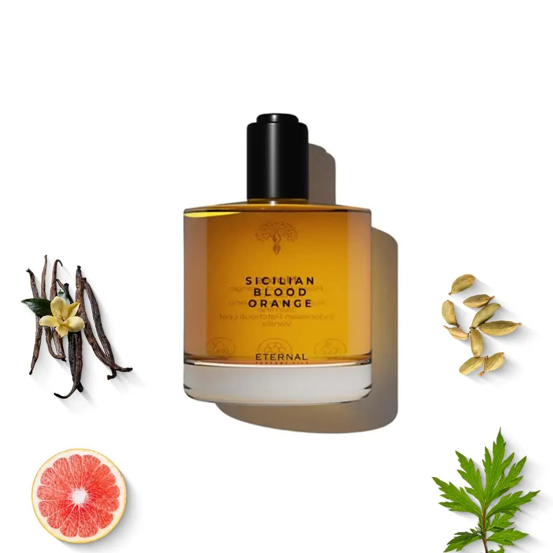 Eternal Perfume Oils - Sicilian Blood Orange Perfume Oil 30ml Long Lasting Fragrance for Unisex