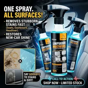 NUAN- Multi-Purpose Cleaning Spray:  household cleaner suitable for kitchens, bathrooms, and both interior and exterior car surfaces. Effectively removes stubborn stains.NUAN heavy duty degreaser
