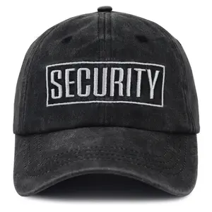 Security Hats for Men Women, Security Accessories Baseball Cap, Army Veteran Christmas Birthday Gifts for Police Dad Papa Mom Grandpa Husband Uncle