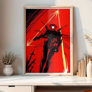 ULTRAKILL V1 Action Poster, Cyber Combat FPS Wall Art, Gamer Room Decor
