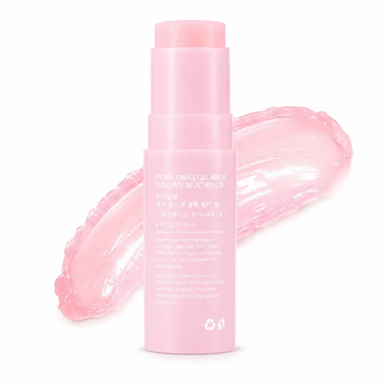 PDRN Pink Collagen Volume Multi Balm | All-in-One Volufiline, PDRN, NAD Stick for Youthful-Looking Skin, Helps Reduce the Appearance of Fine Lines, Firming Care | For Under-Eyes, Neck, Forehead, Smile Lines & Lip Care | Korean Skincare
