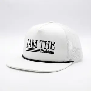 I AM THE Problem Trucker Hat – Funny Embroidered Snapback Mesh Cap for Men & Women, Adjustable Baseball Hat