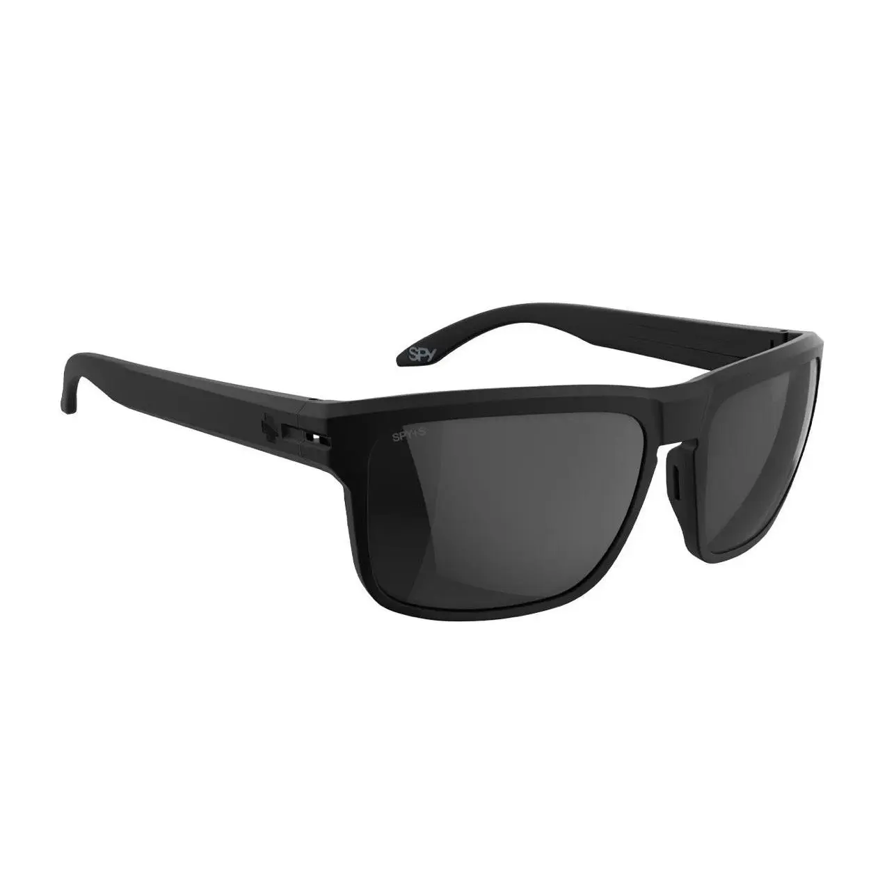 Spy Optic REGION Sunglasses - Soft Matte Black ANSI / Happy BOOST POLARIZED Black Spectra Mirror Lens