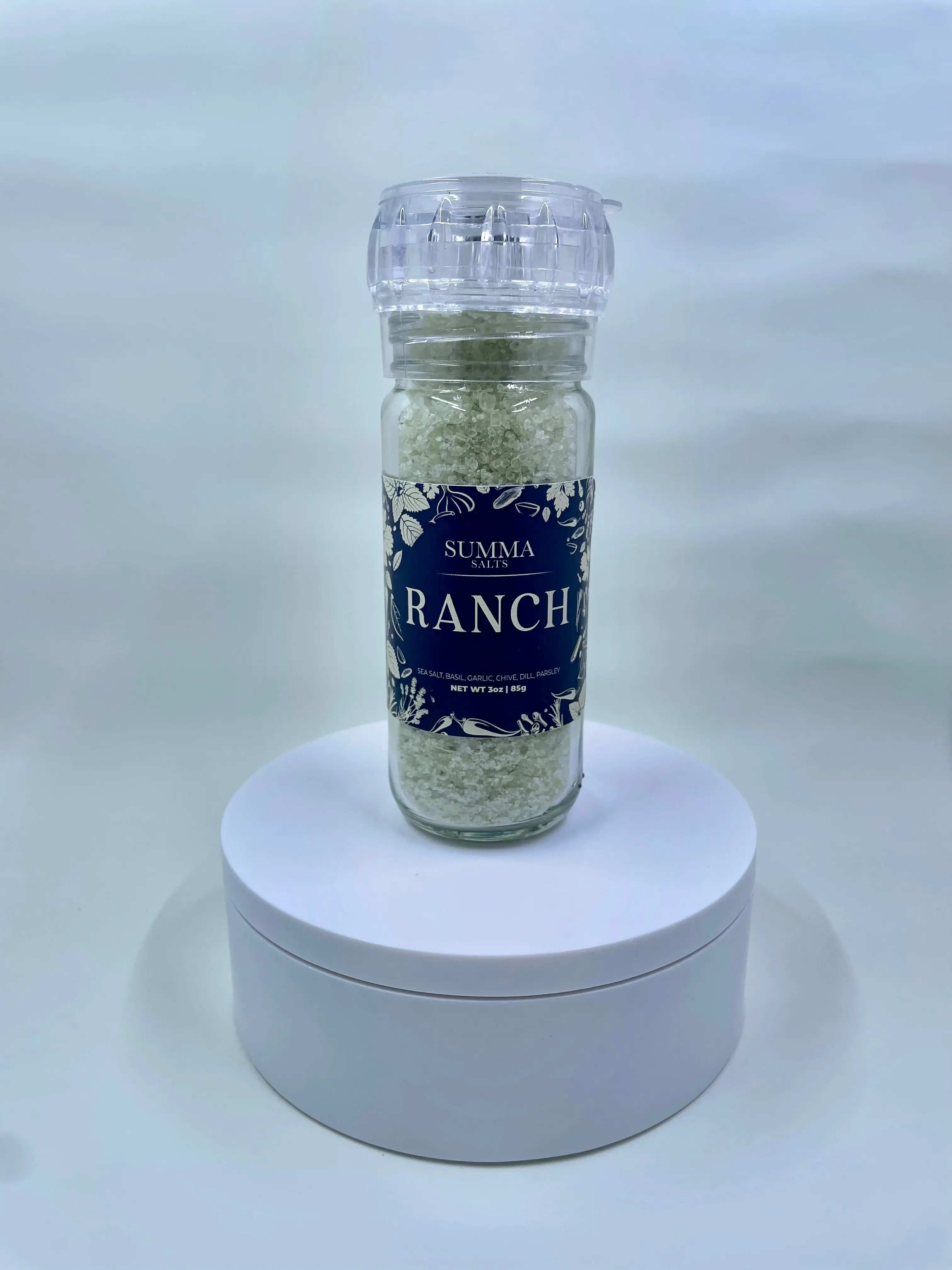 Ranch Salt - Real Herb Ranch Seasoning with Basil Dill Parsley Garlic & Chives Vegan Gluten Free Handcrafted in Jacksonville Florida