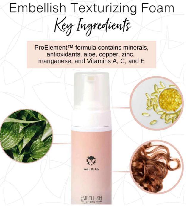Calista Embellish Texturizing Foam Duo by Calista Haircare