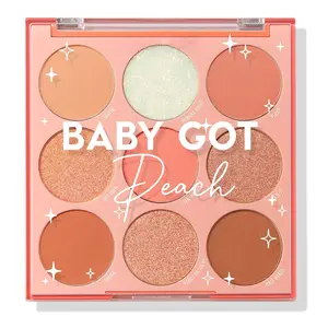 Baby Got Peach Eyeshadow Palette - Orange & Coral Shadows with Metallic, Matte and Glitter Finishes - High-Pigment Eye Makeup with a Long-Wearing Formula (0.3 oz)