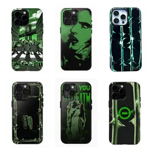 The Matrix Neo Cyberpunk Green Aesthetic Phone Case,Tough phone case,for iPhone 16 15 14 13 12 11 17Pro Max,for Samsung S25 S24 S23 S22 S21 Plus ,Ultra,Gifts For Fans Men Women, Phone Accessories