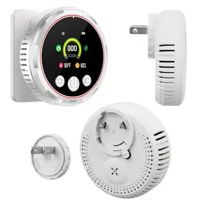 Portable Detector with Temperature Humidity Sensors Plug-and-Play Design High-Definition Display Accurate Alerts Ideal for Kitchen Garage RVs Apartments