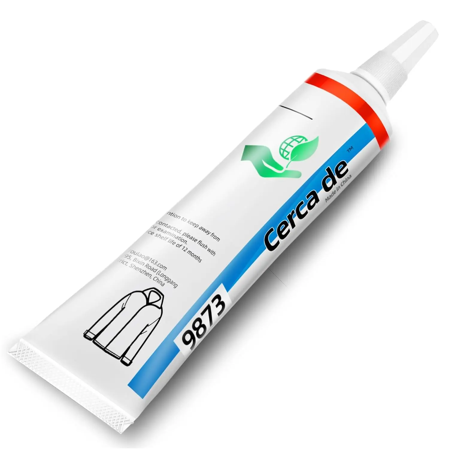 Women's Fabric Glue - 2oz Bottle, Strong Waterproof Permanent No-Sew Clothing Bonding Solution for Repairs and Patches, Liquid Stitch, 2 Oz