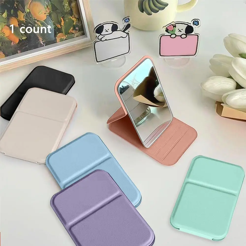 Portable Foldable Makeup Mirror, Adjustable Mini Mirror, Cosmetic Mirror, Folding Makeup Mirror, Foldable Mirror for Dormitory & Office, Makeup Tools for Women & Girls, Travel Makeup Mirror