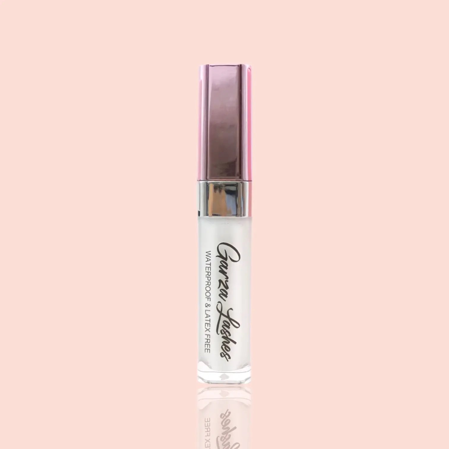 Garza Lashes Waterproof Glue for Strong Hold, Latex-Free, and Long Lasting Eyelashes Adhesive - Clear