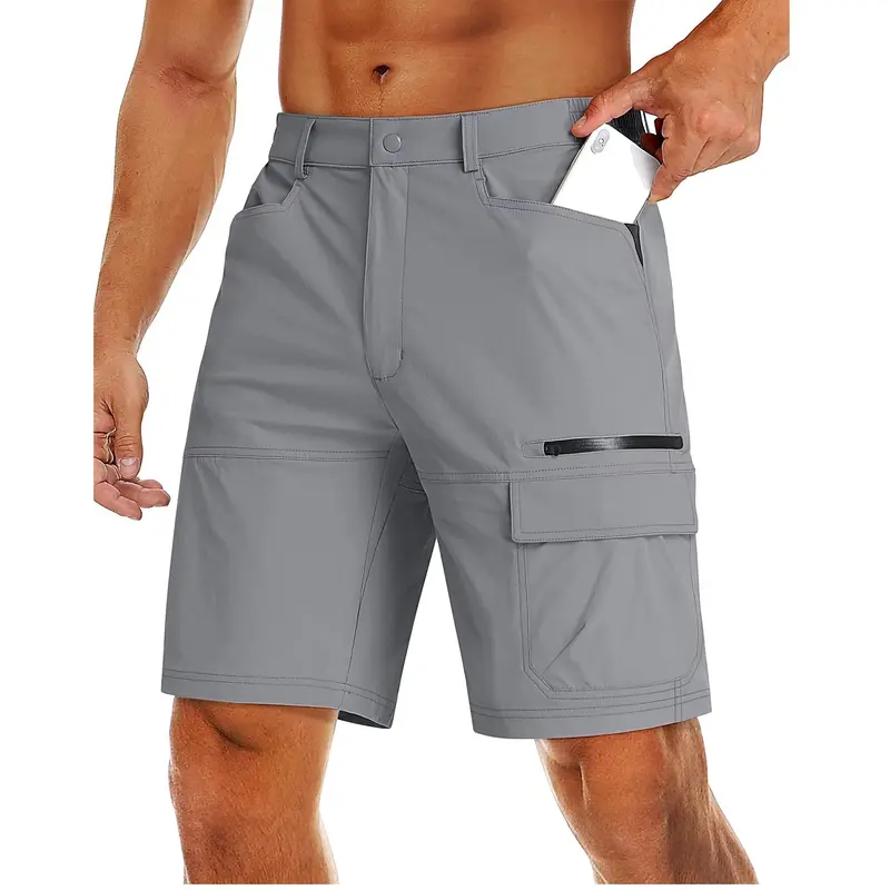 MAGCOMSEN Men's Hiking Cargo Shorts 9" Quick Dry Lightweight Summer Casual Shorts for Men Work Golf Outdoor 5 Pockets Outdoorfun
