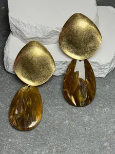 Soft Statement 2 Layer Earrings