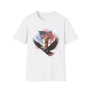 Tung Tung Tung Sahur Fourth of July Graphic Tee