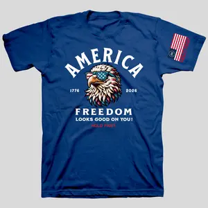 HOLD FAST Adult T-Shirt America Eagle