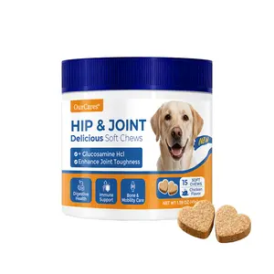 OURCARES Dog Hip & Joint Care - 15 Soft Chews Dog Joint Supplement-Vet-Reviewed Premium Ingredients