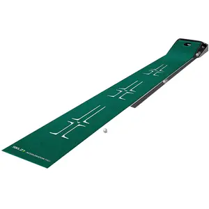 SKLZ Golf Accelerator Pro Putting Mat with Ball Return - Green